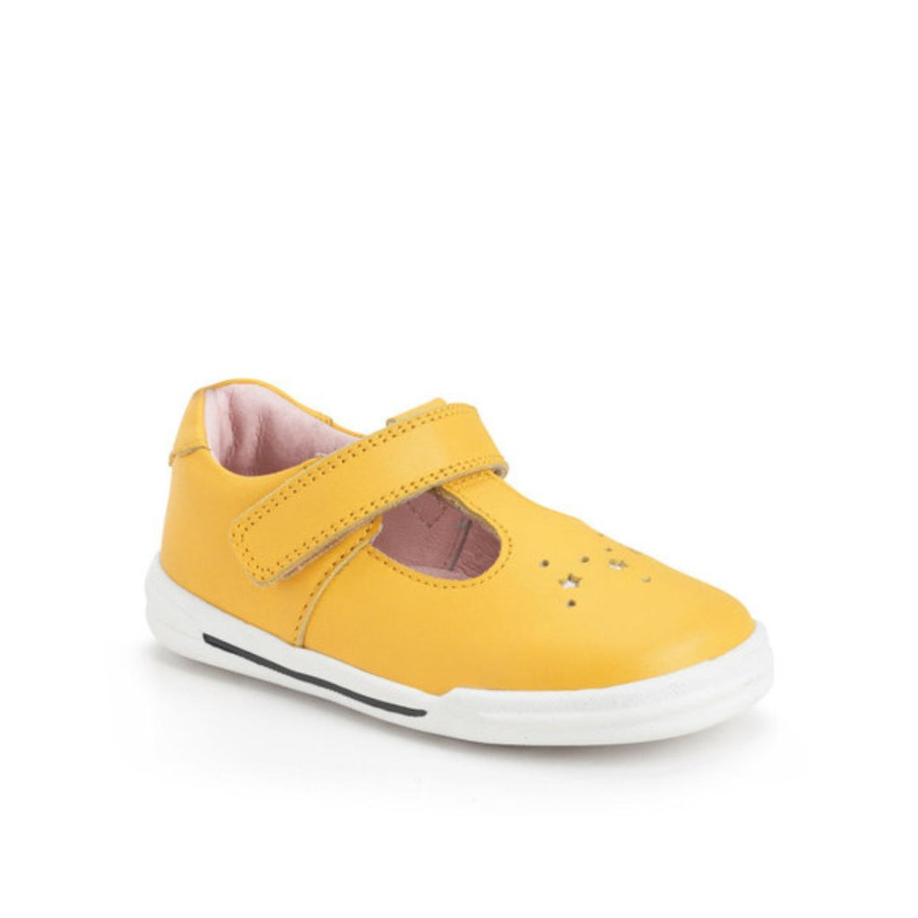 StartRite: Playground T-Bar Shoes - Yellow Leather - Acorn & Pip_Start Rite