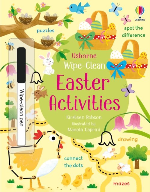 WIPE CLEAN EASTER ACTIVITIES - Activity Book - Acorn & Pip_Bookspeed