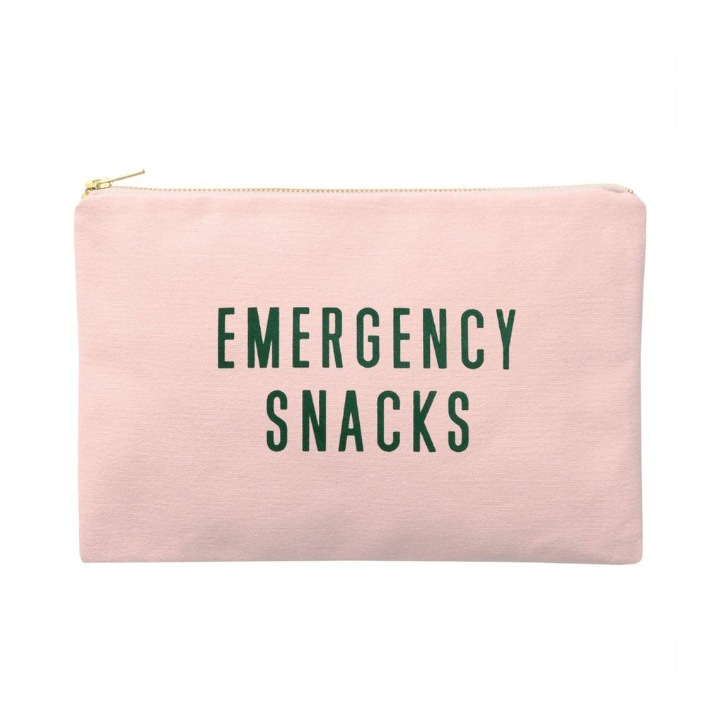 Alphabet Bags: Emergency Snacks - Blush Pink Pouch - Acorn & Pip_Alphabet Bags