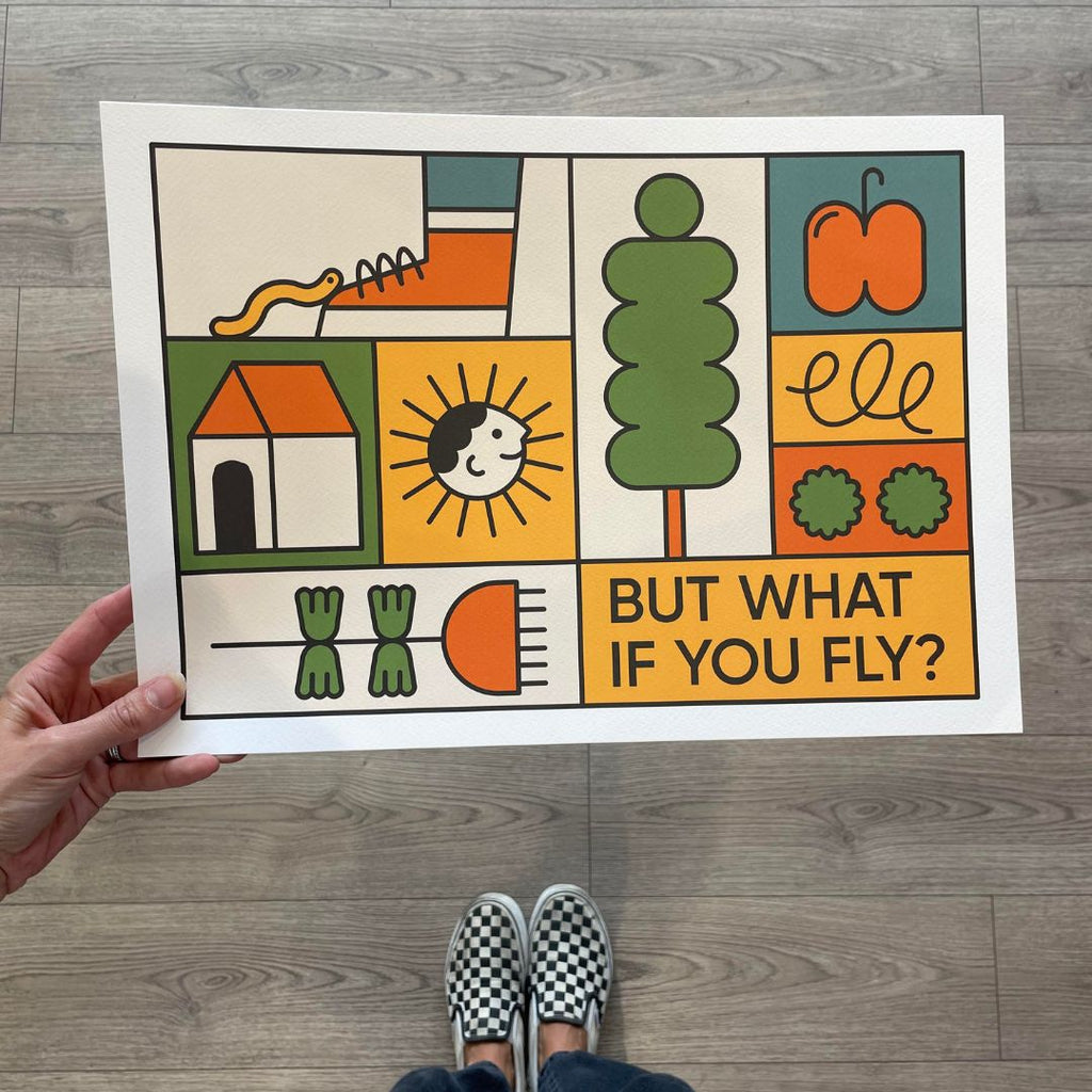 But What If You Fly - A5 Print - Acorn & Pip_Acorn & Pip