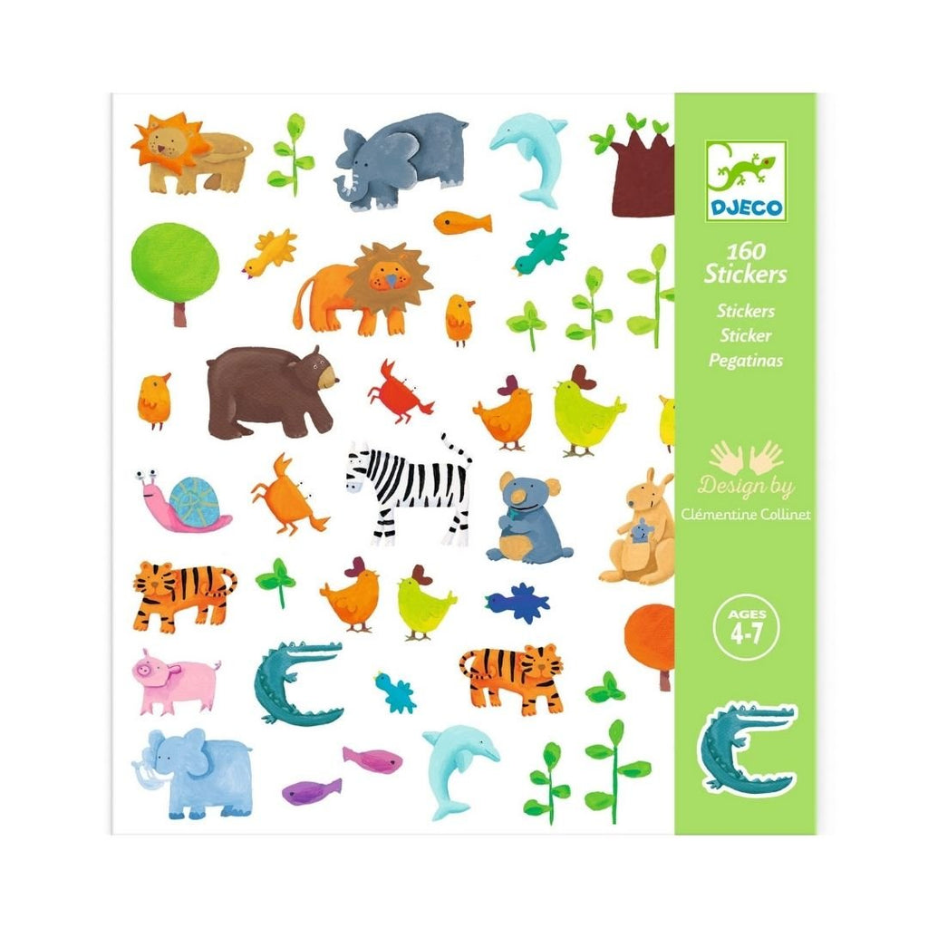 Djeco: Stickers - Animals - Acorn & Pip_Djeco