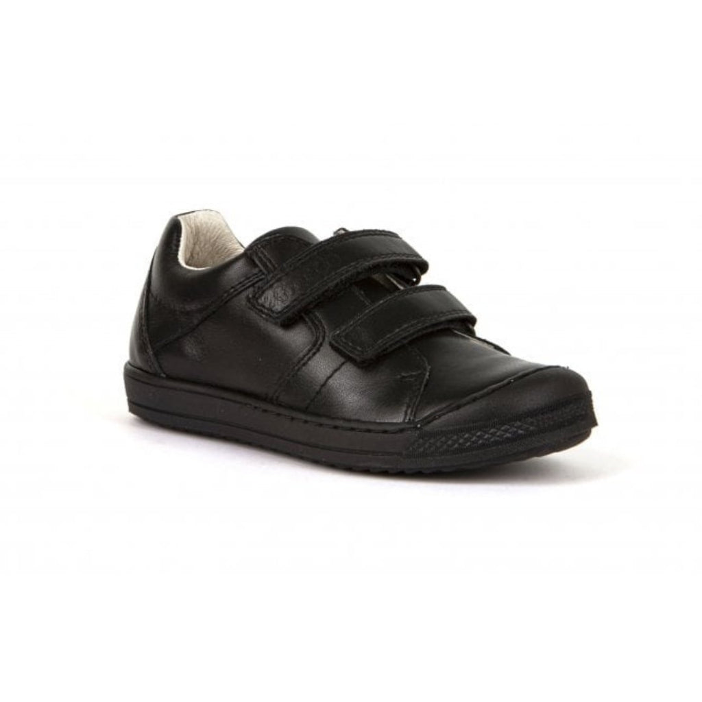 Froddo: Luka Velcro School Shoes - Black Leather - Acorn & Pip_Froddo