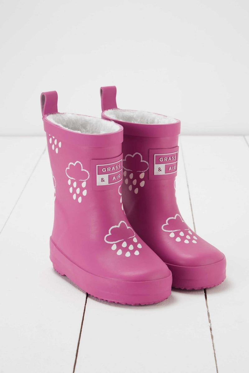 Grass And Air Orchid Pink Wellies Acorn And Pip