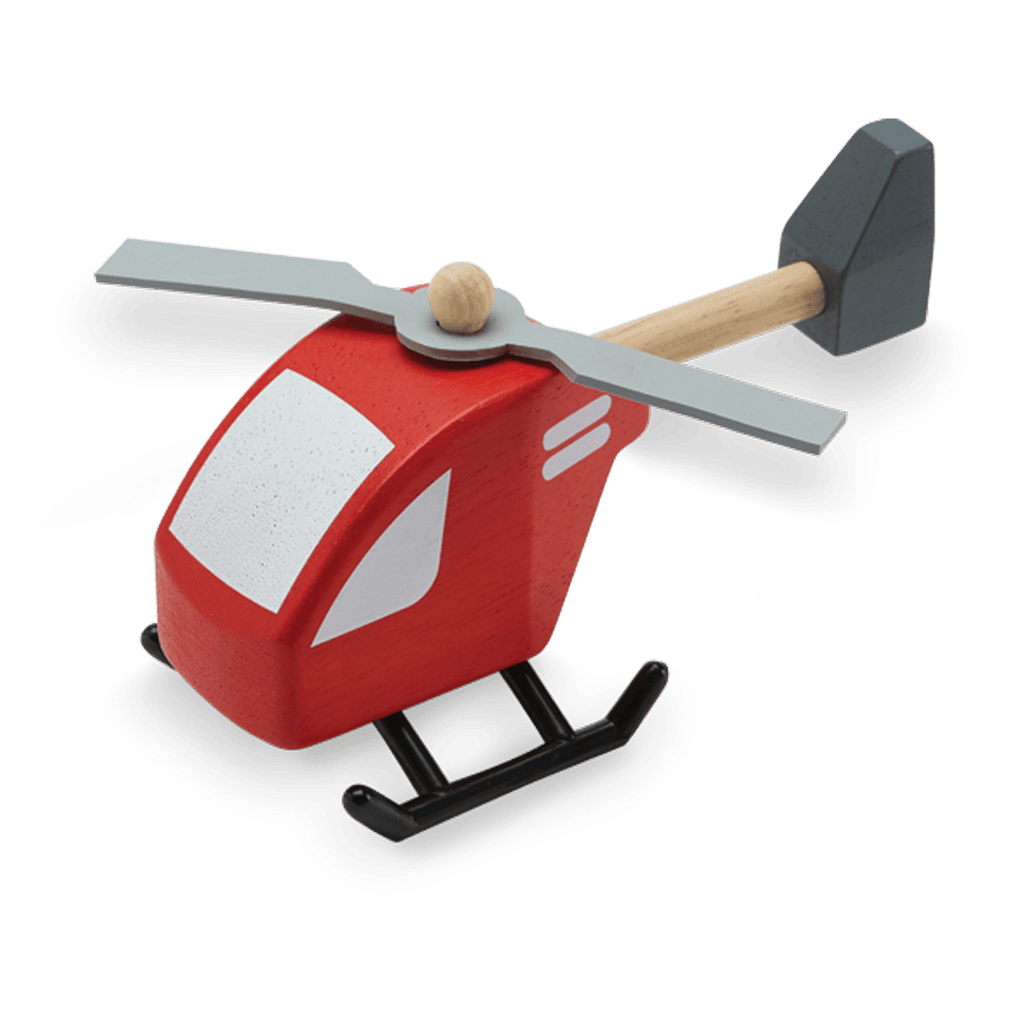 Plan Toys: Wooden Helicopter Toy - Acorn & Pip_Plan Toys