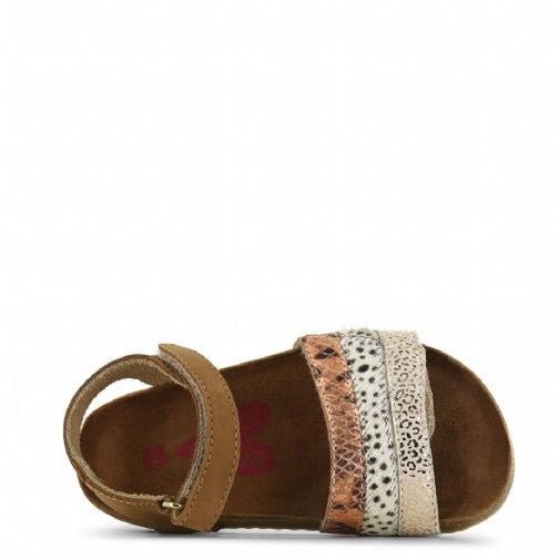 Shoesme: Sandals - Brown Animal - Acorn & Pip_Shoesme