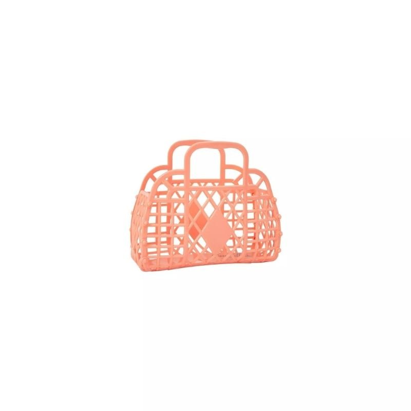 Sun Jellies: Retro Basket Mini - Peach - Acorn & Pip_Sun Jellies