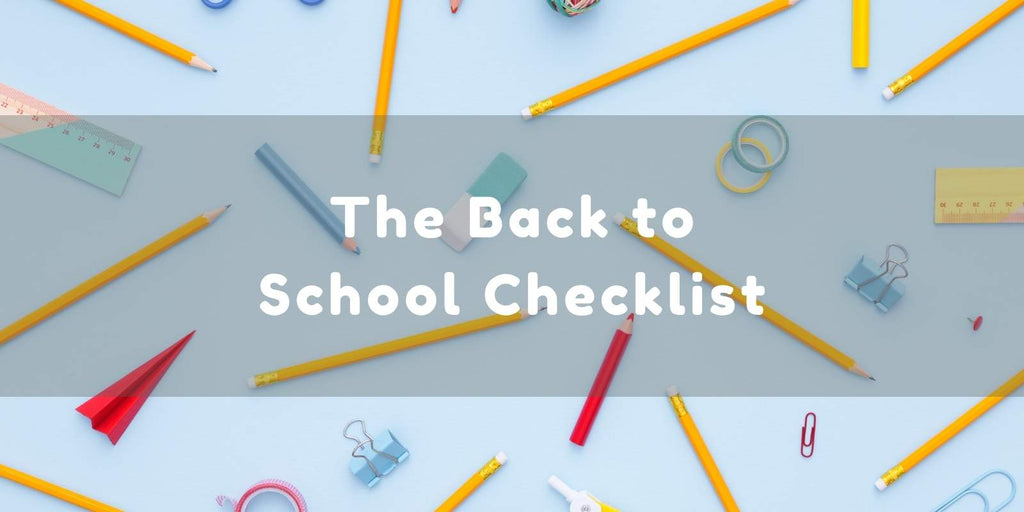 The Back to School Checklist - Acorn & Pip