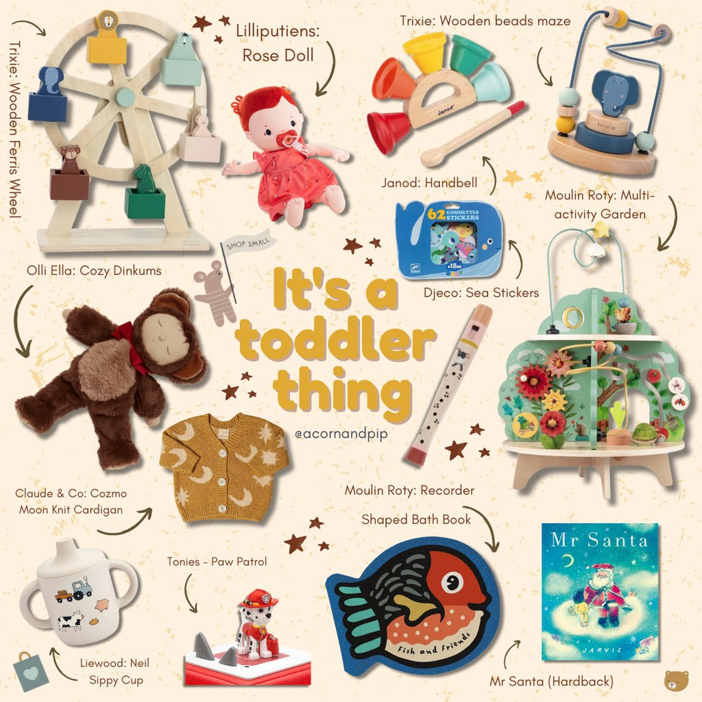 Toddler Christmas Gift Guide 🎄2024 - Acorn & Pip