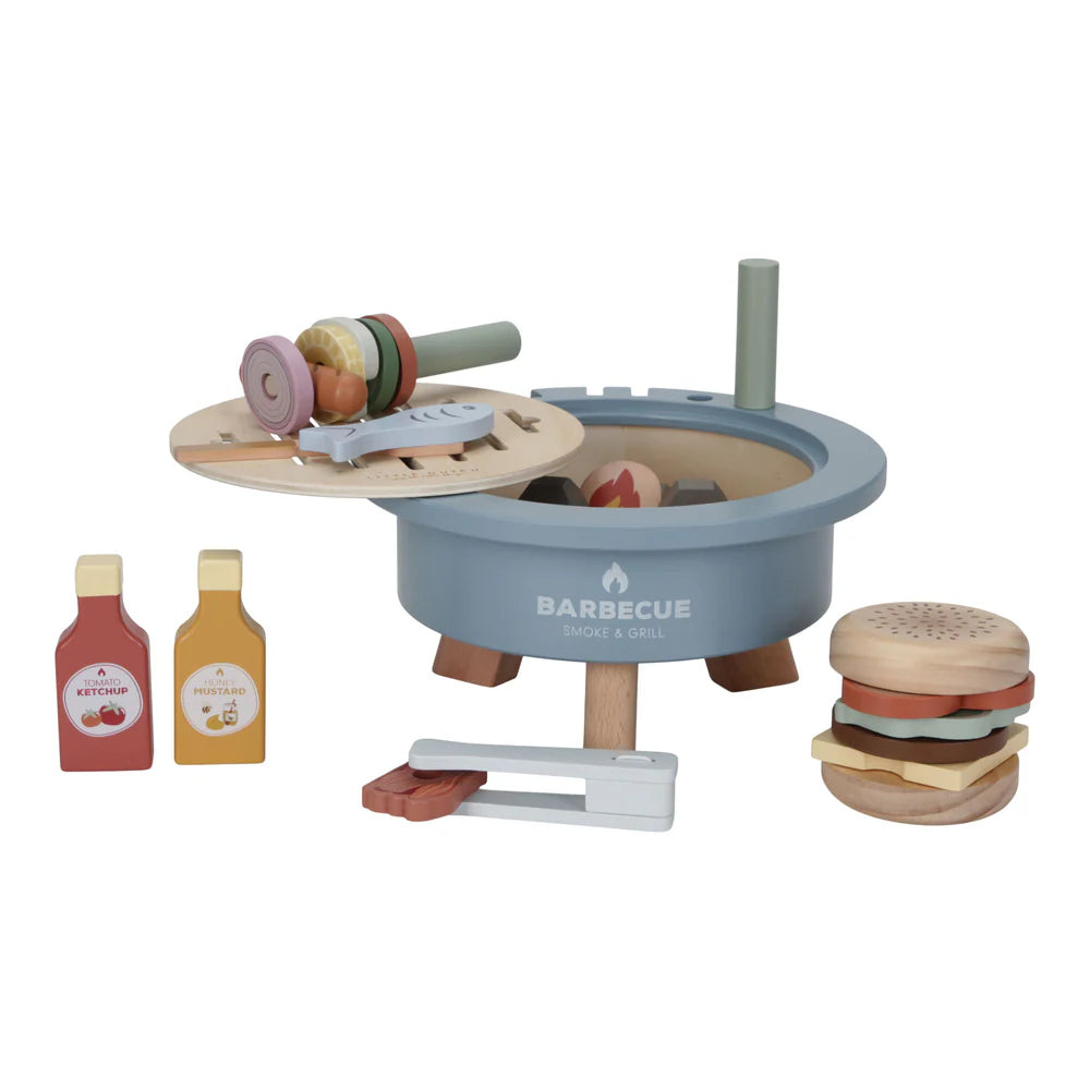 Little Dutch: Barbecue Toy Set FSC - Wooden Toys for Kids at Acorn & Pip