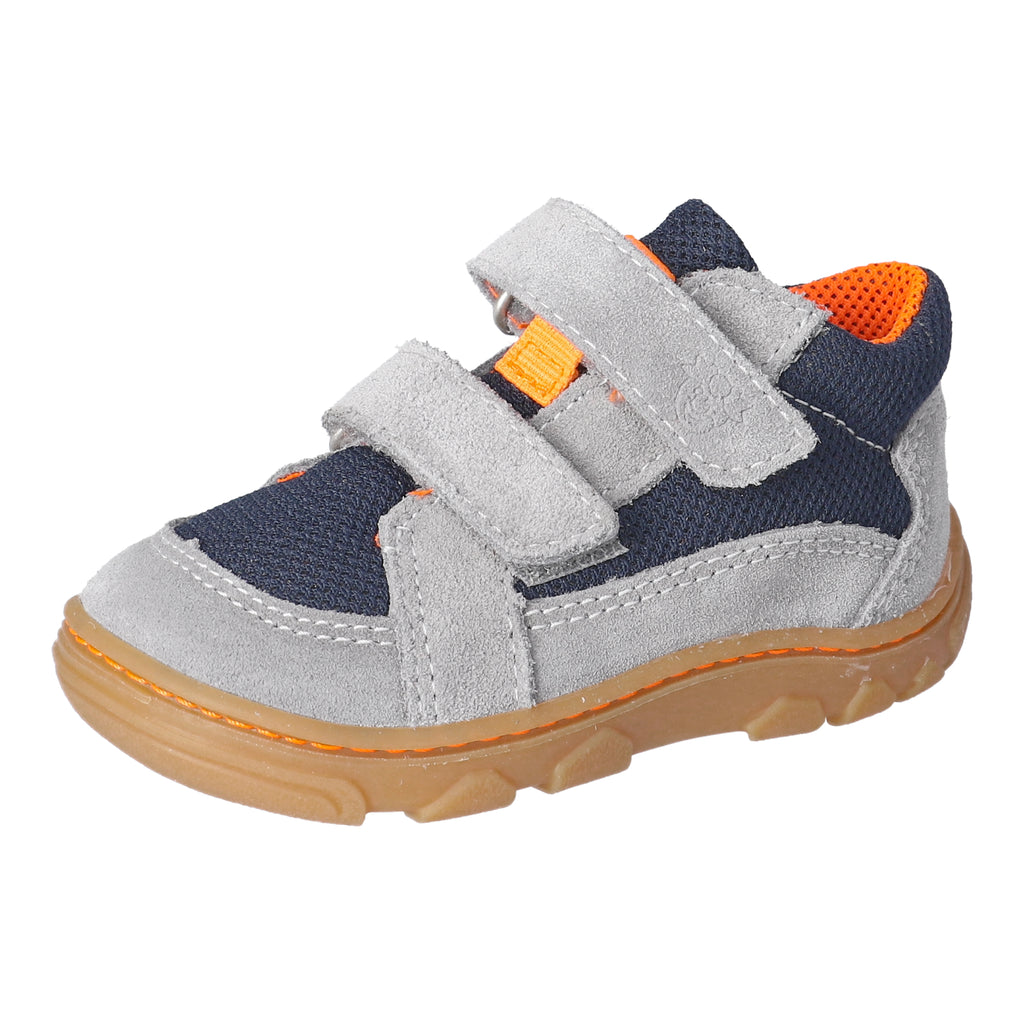 Ricosta: Charly Barefoot Boys Shoes - Graphite / Ocean - Boys Toddler Boot at Acorn & PipRicosta: Charly Barefoot Boys Shoes - Graphite / Ocean - Boys Toddler Boot at Acorn & Pip