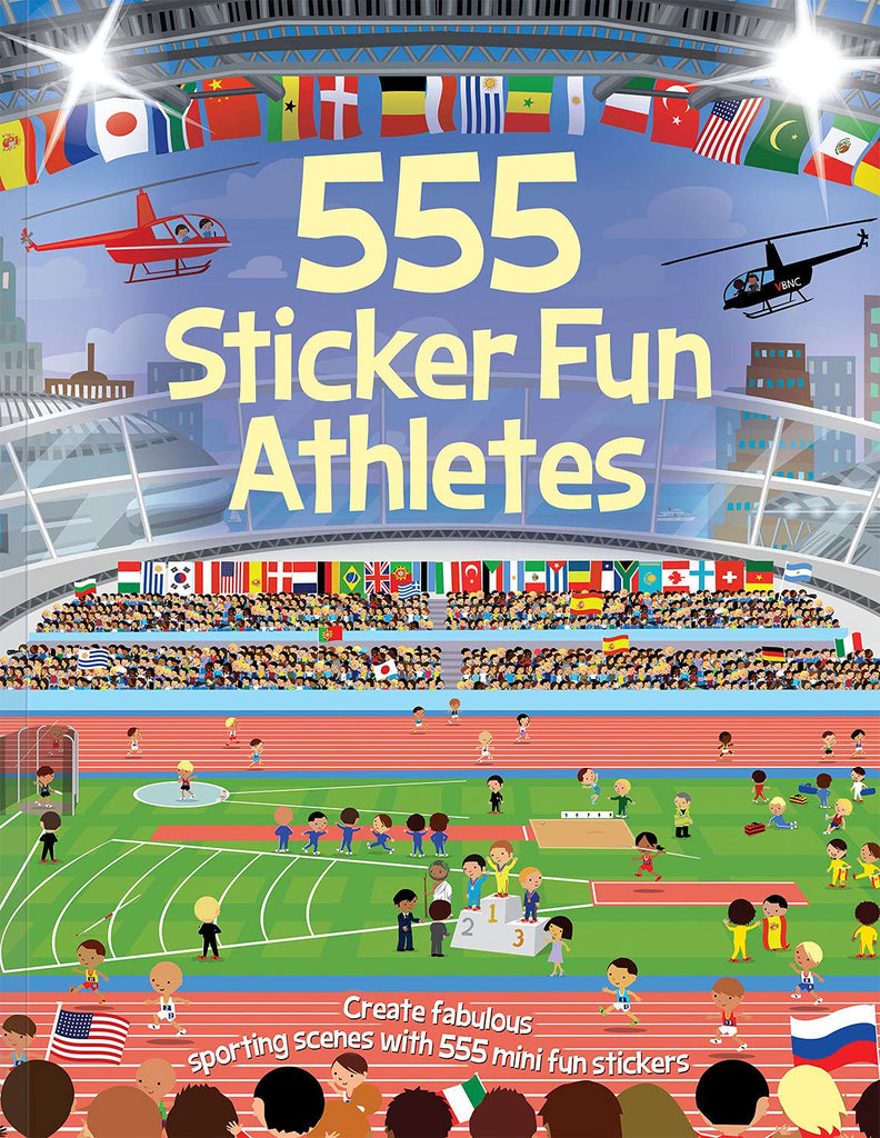 555 Sticker Fun: Athletes - Acorn & Pip_Bookspeed