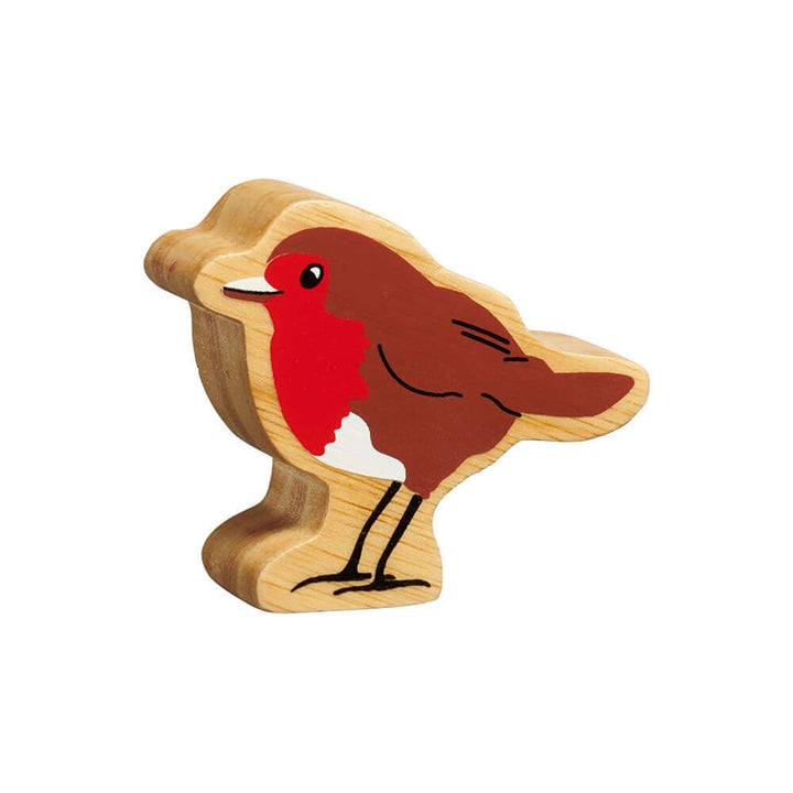 Lanka Kade wooden red robin toy, perfect for imaginative play, available at Acorn & Pip, an independent children's boutique.