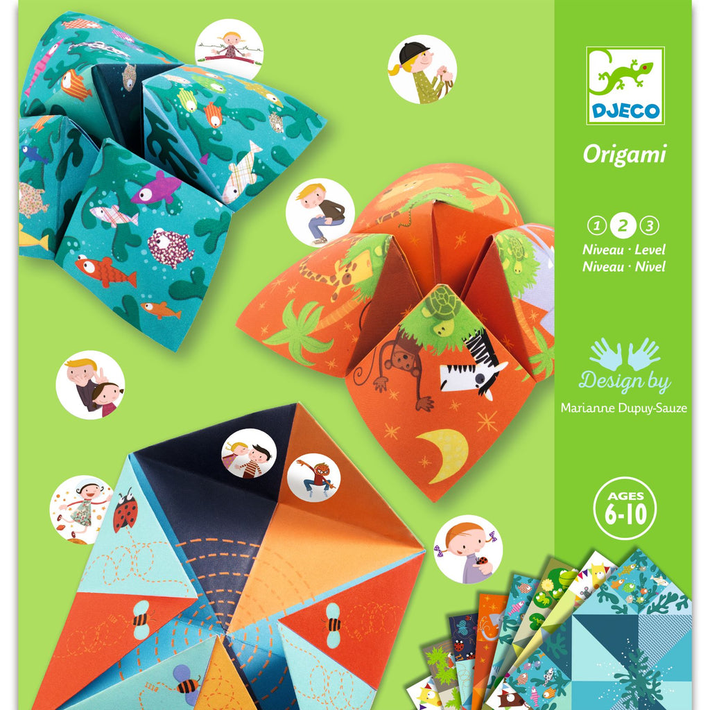 Djeco: Origami Fortune Teller Craft Pack - Animals