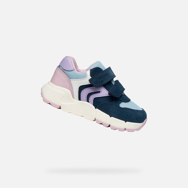 Geox: Flexyper Trainer - Navy / Lilac