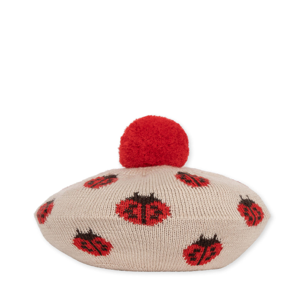 Konges Sløjd: Belou Knit Beanie - Ladybug - Winter Hats at Acorn & Pip