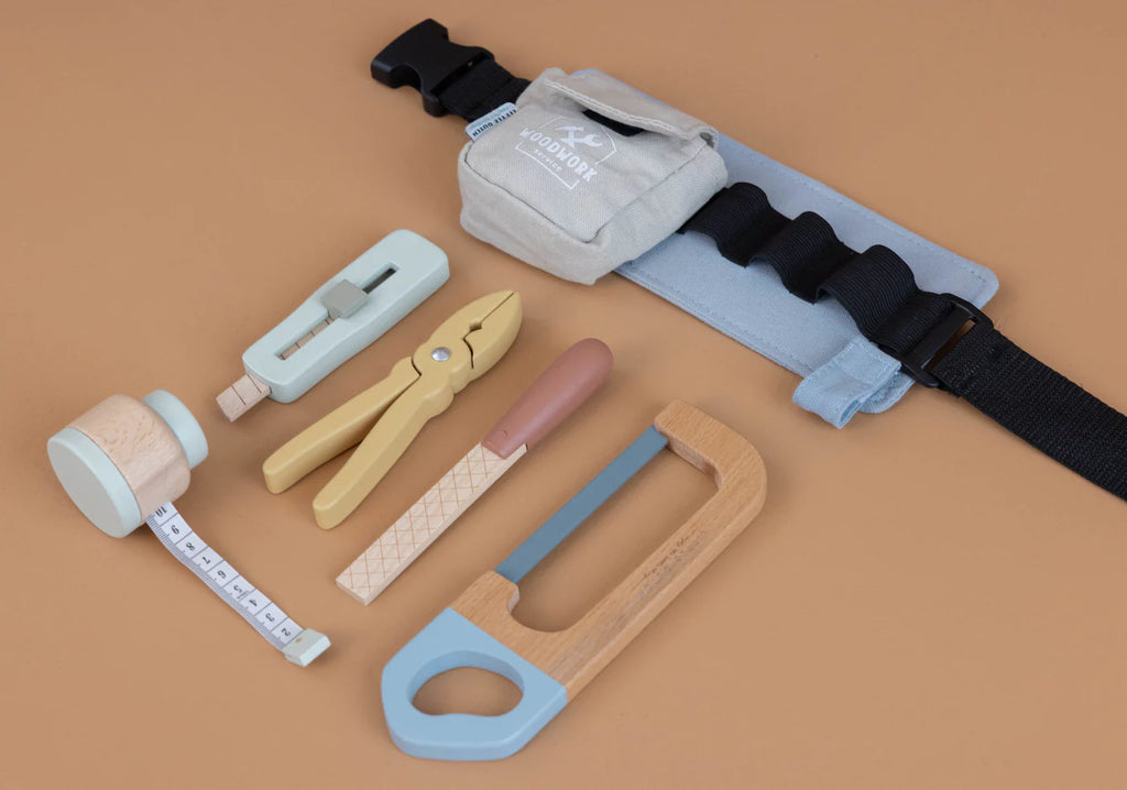 Little Dutch: Wooden Toolbelt FSC - Wooden Toys for Kids at Acorn & Pip