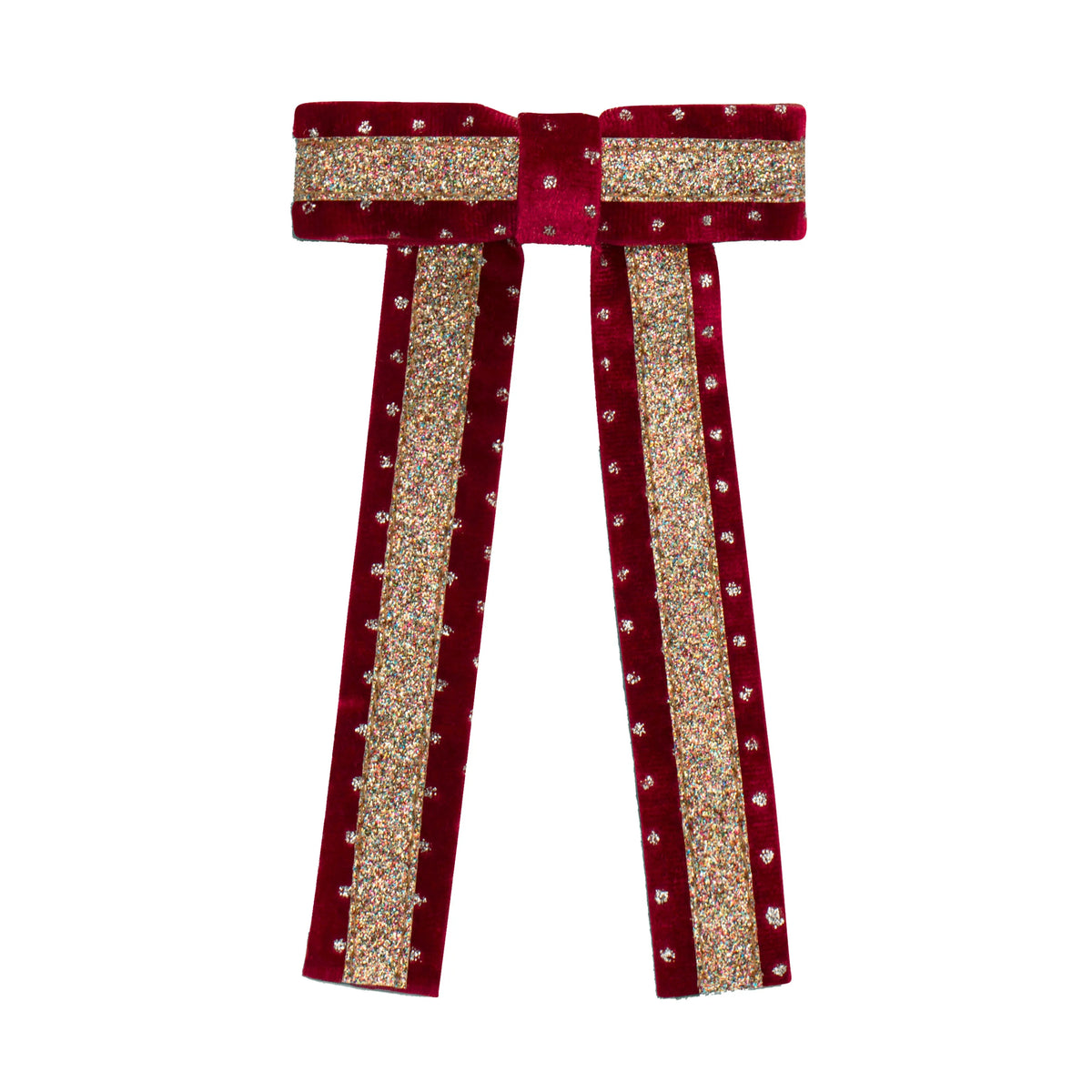 Mimi & Lula: CIRCUS GLITTER BOW - RED – Acorn & Pip