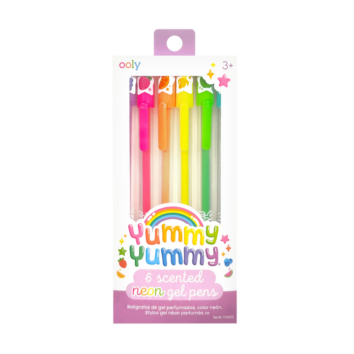 Ooly: Yummy Yummy Scented Gel Pens - Neon - Set of 6