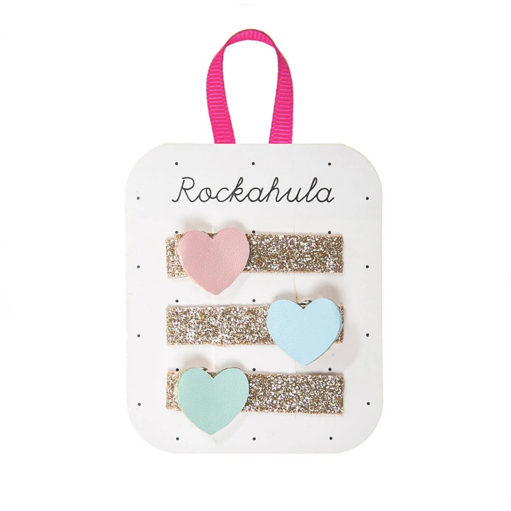 Rockahula: Heart Bar Clips - Hair Accessories at Acorn & Pip