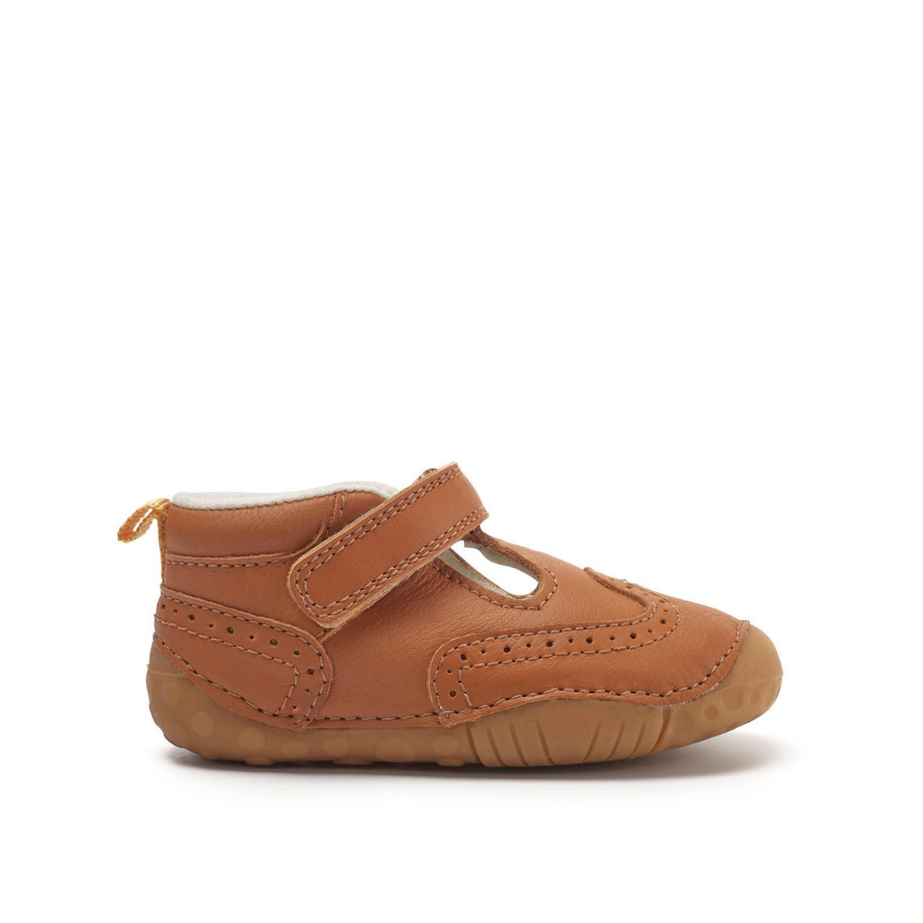 StartRite: Share T-Bar Pre-Walker Shoes - Tan - Tan leather Start-Rite T-bar pre-walkers for babies & toddlers at Acorn & Pip