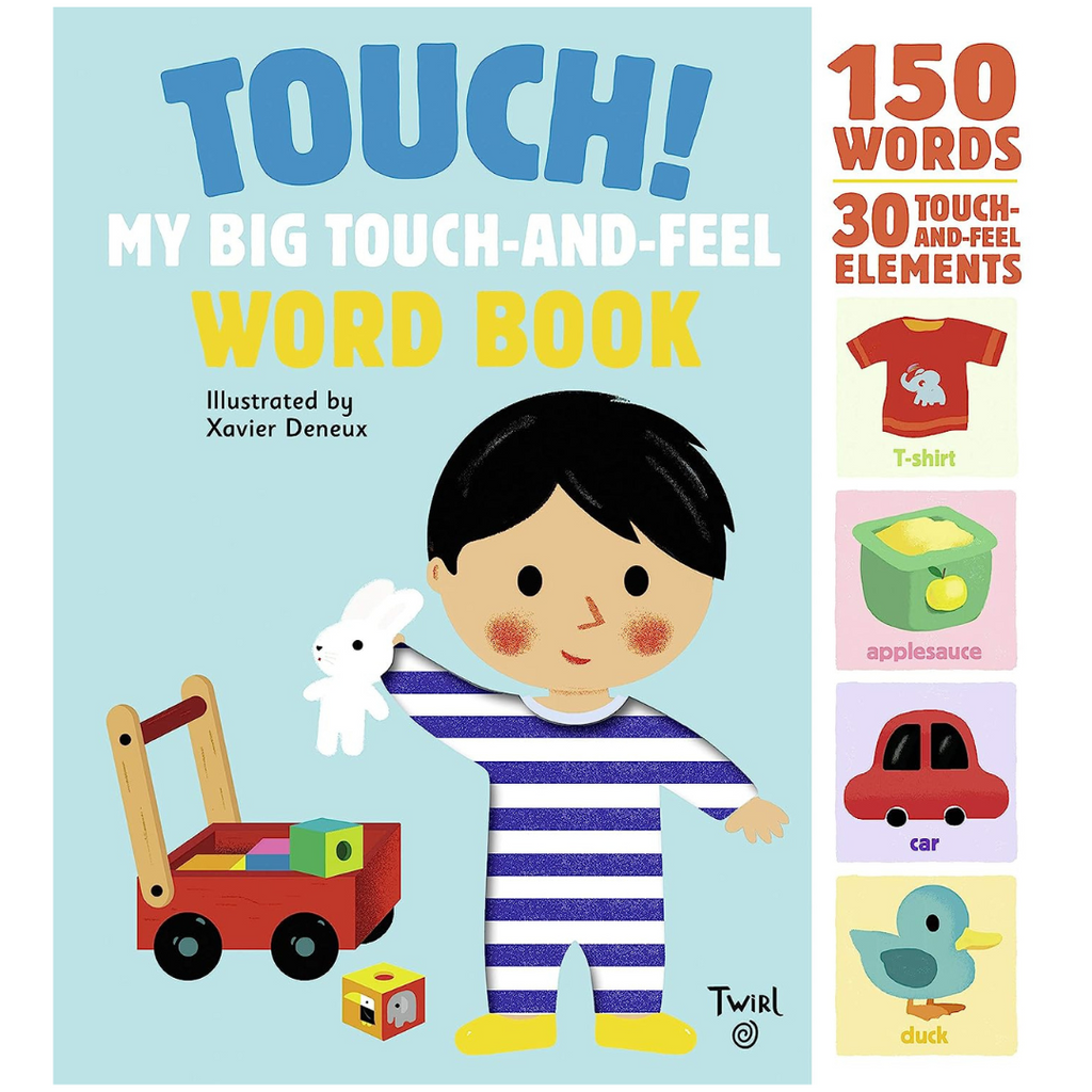 Touch! My Big Touch-and-Feel Word Book - Touch Block Books for Babies and Toddlers at Acorn & Pip