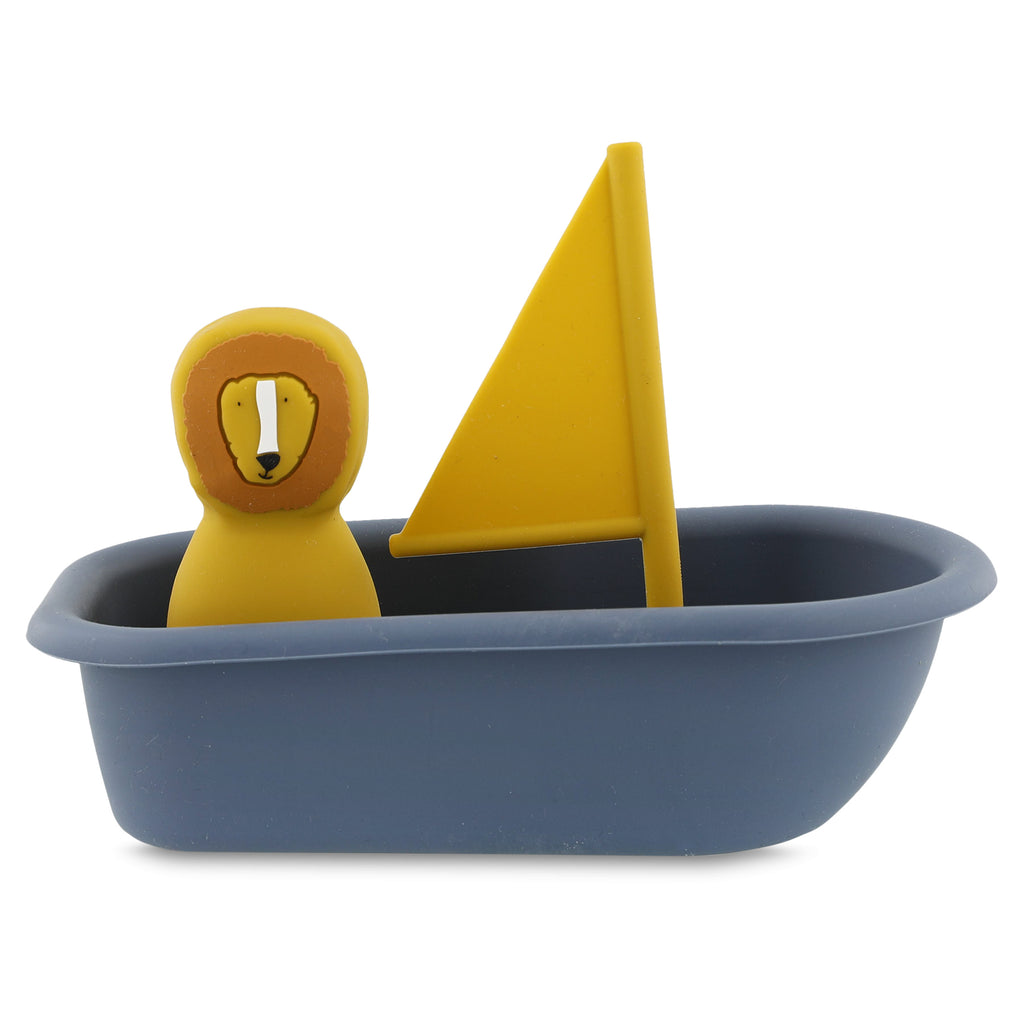 Trixie: Bath Toy Sailboat - Mr. Lion - Bath Toys for Kids at Acorn & Pip