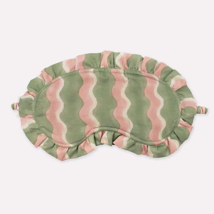 YONDER: Organic Cotton Frill Eye Mask | Wiggle | Mint
