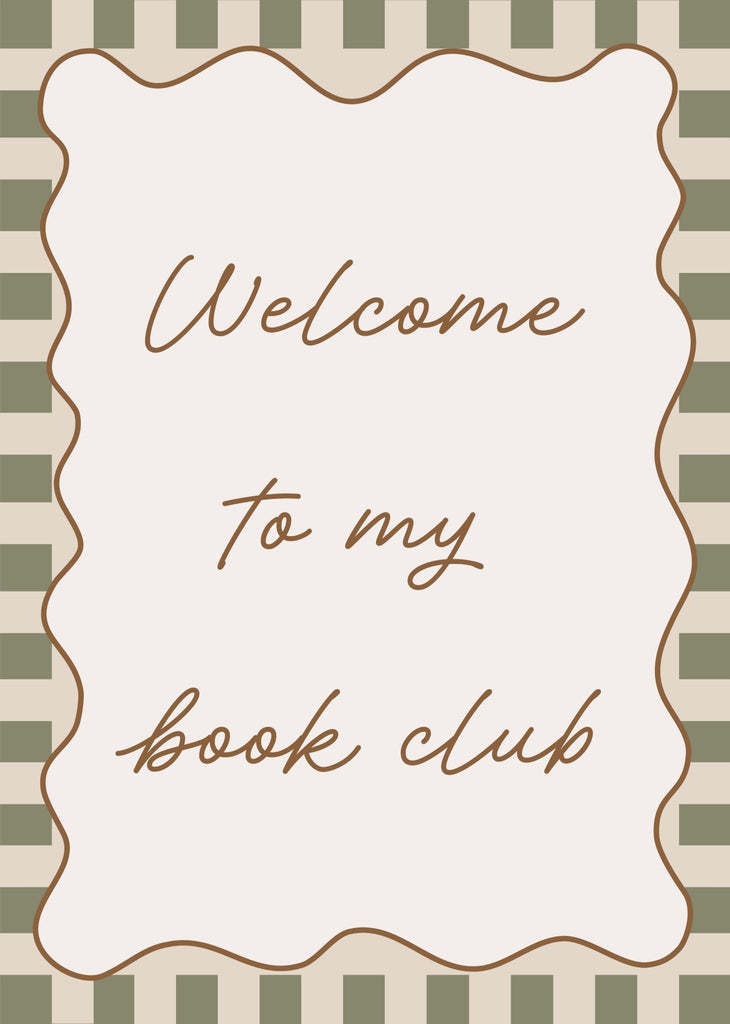 Autumn's Corner: Welcome to My Book Club - Checkerboard Edition - Acorn & Pip_Autumns Corner