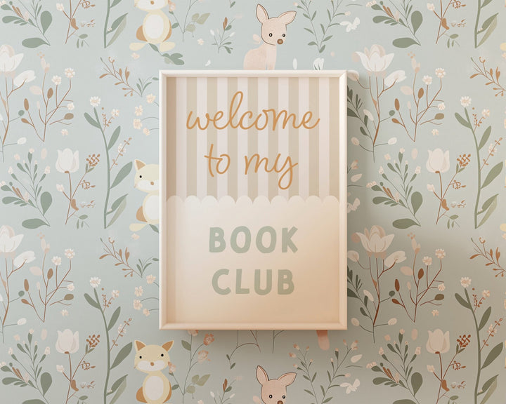 Autumn's Corner: Welcome to My Book Club - Fine Art Print - Acorn & Pip_Autumns Corner