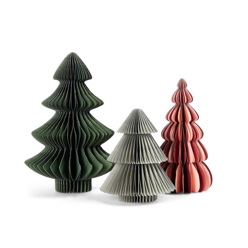 Avery Row Paper Christmas Ornament Decorations – Set of 3
