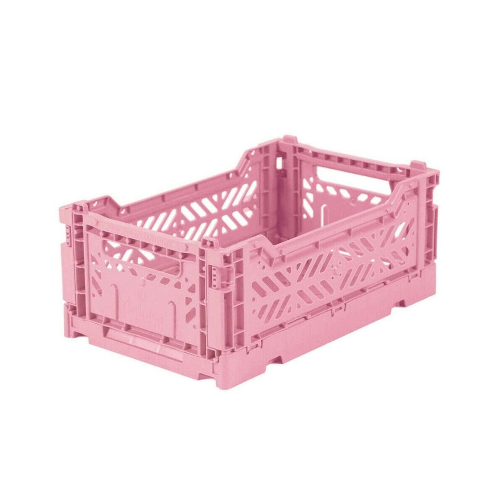 Aykasa - Small Folding Storage Crate: Light Pink - Acorn & Pip_Aykasa