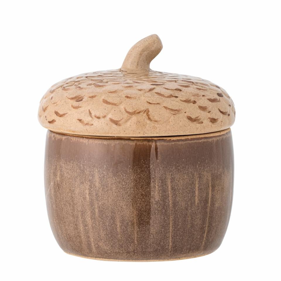 Bloomingville: Acorn Jar With Lid, Brown - Acorn & Pip_Bloomingville