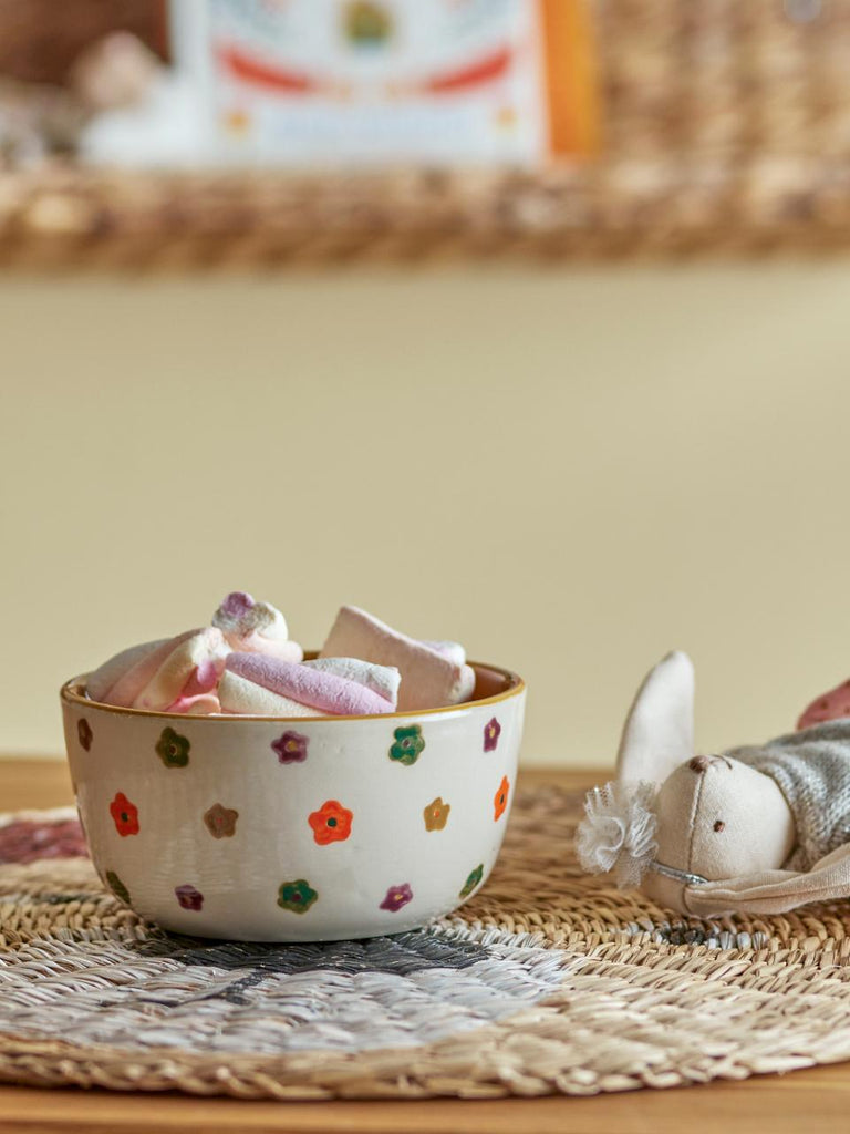 Bloomingville: Addy Kids Stoneware Bowl - Nature - Acorn & Pip_Bloomingville