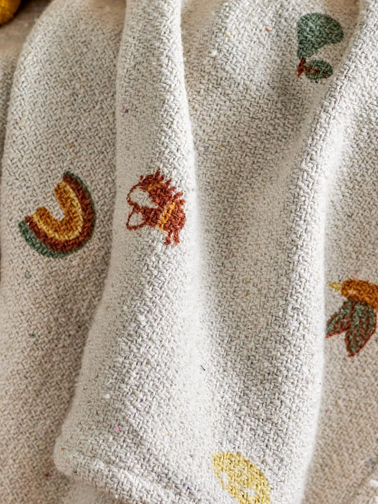 Bloomingville: Agnes Throw, Nature, Recy - Acorn & Pip_Bloomingville