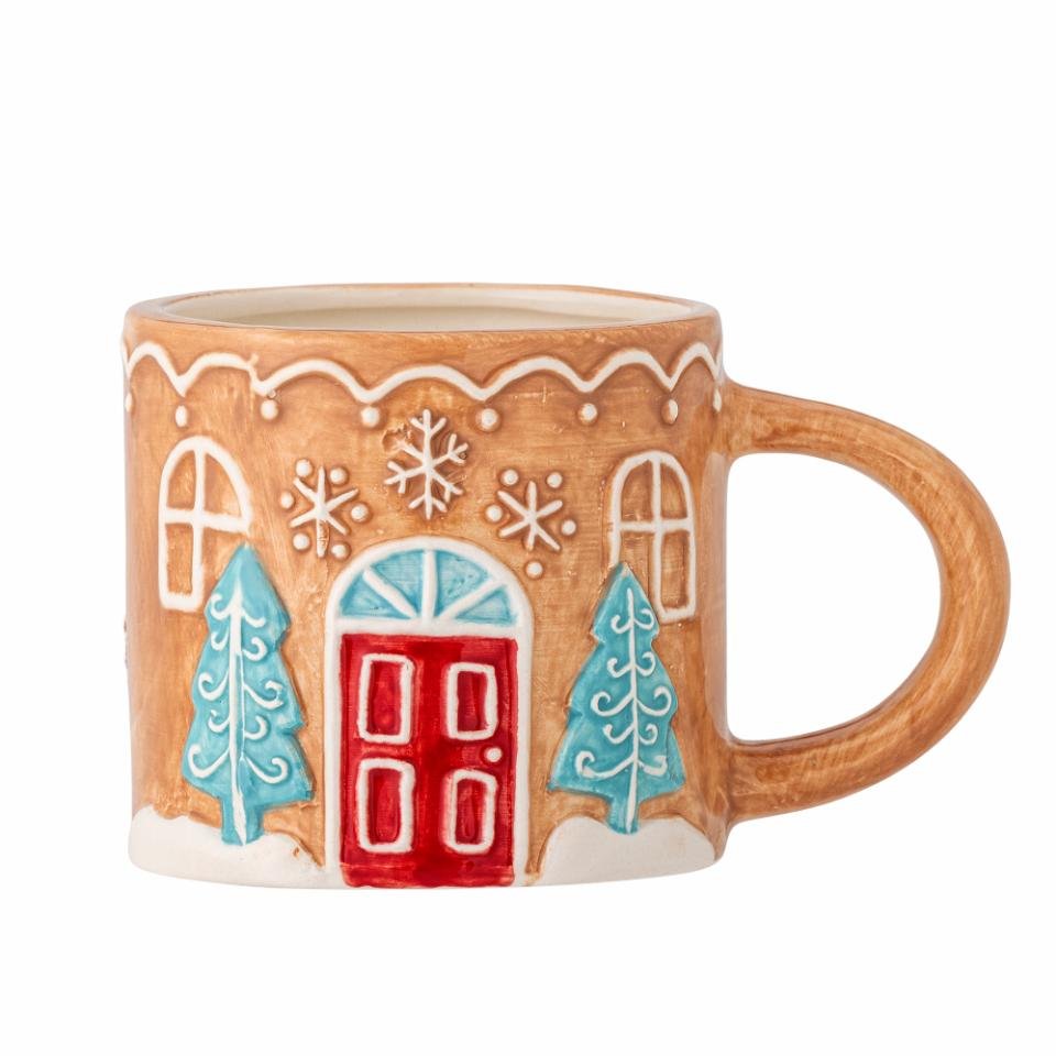 Bloomingville: Ginnie Mug, Brown, Stoneware - Acorn & Pip_Bloomingville