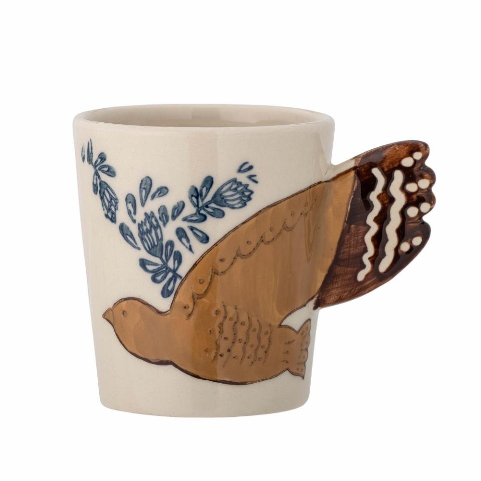 Bloomingville: Hezha Cup, Nature, Stoneware - Acorn & Pip_Bloomingville