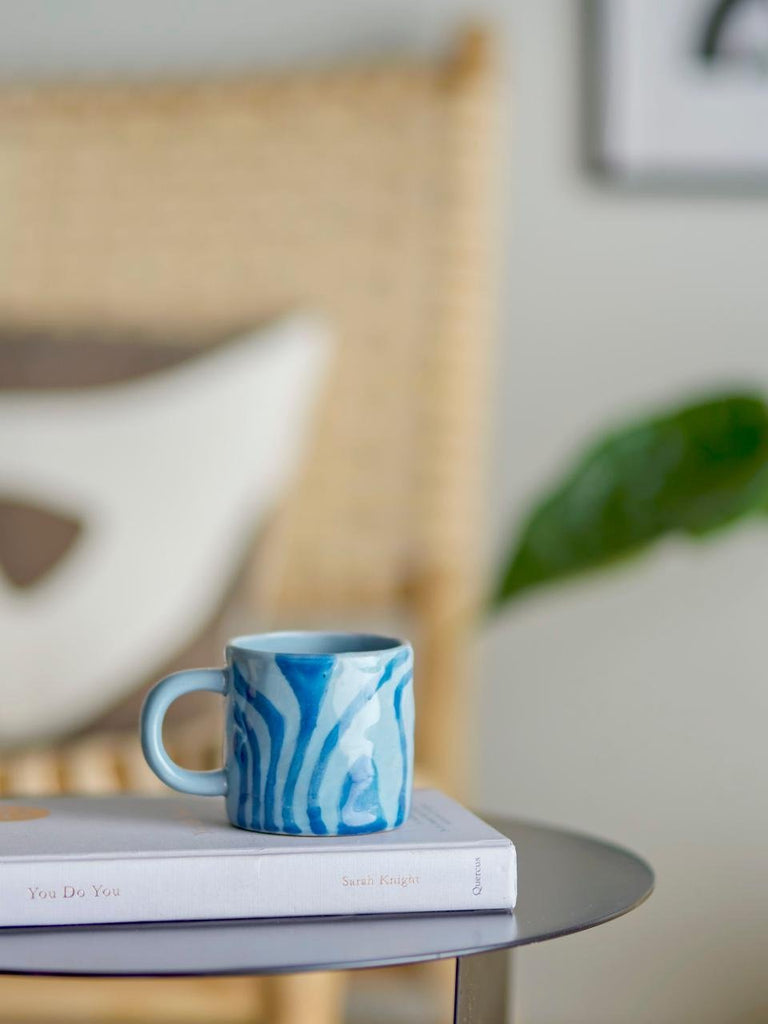 Bloomingville: Ninka Mug - Blue Stoneware - Acorn & Pip_Bloomingville