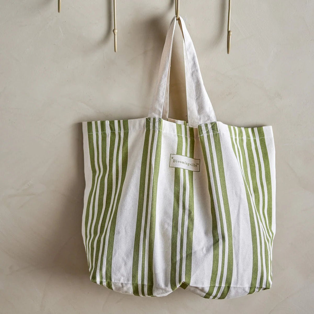 Bloomingville: Trina Shopping Bag, Green - Acorn & Pip_Bloomingville