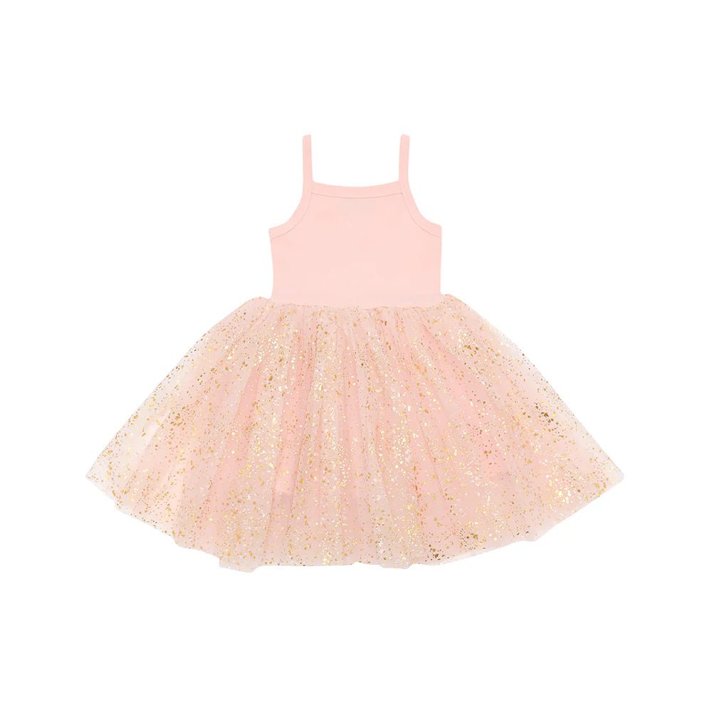 Bob & Blossom: Pale Pink Sparkle Dress - Acorn & Pip_Bob & Blossom