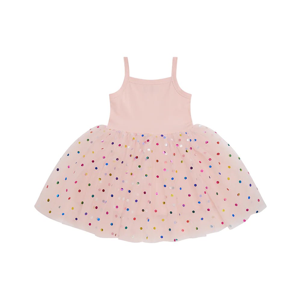 Bob & Blossom: Pink Spot Dress - Acorn & Pip_Bob & Blossom