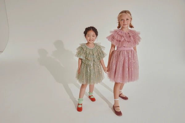 Bob & Blossom: Rose Sparkle Tutu Dress - Acorn & Pip_Bob & Blossom