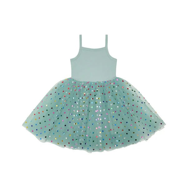 Bob & Blossom: Turquoise Spot Tutu Dress - Acorn & Pip_Bob & Blossom