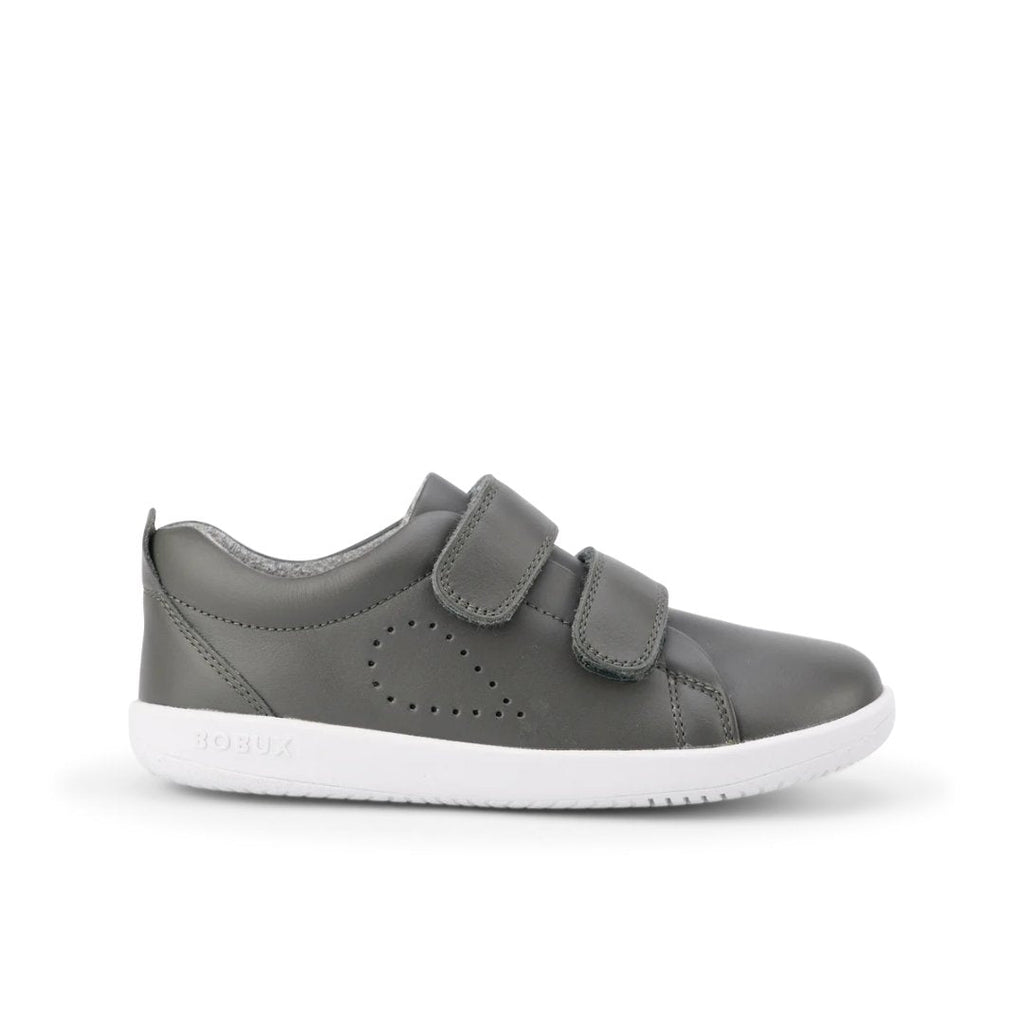 Bobox: Kid+ Grass Court Trainers - Smoke Grey - Acorn & Pip_Bobux