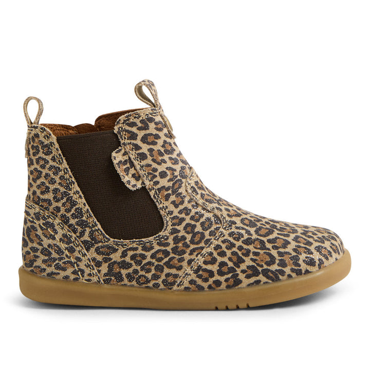 Bobux I-Walk Jodhpur Leather Boots – Leopard Shimmer