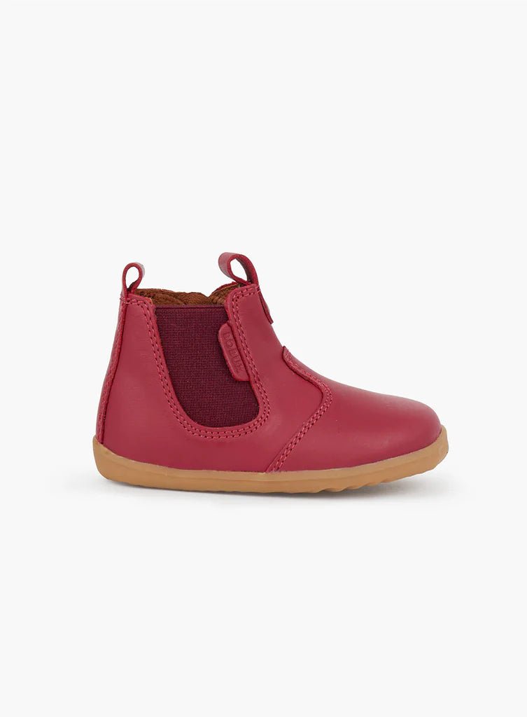 Bobux: Jodhpur - Girl's Leather Boot - Cranberry - Acorn & Pip_Bobux