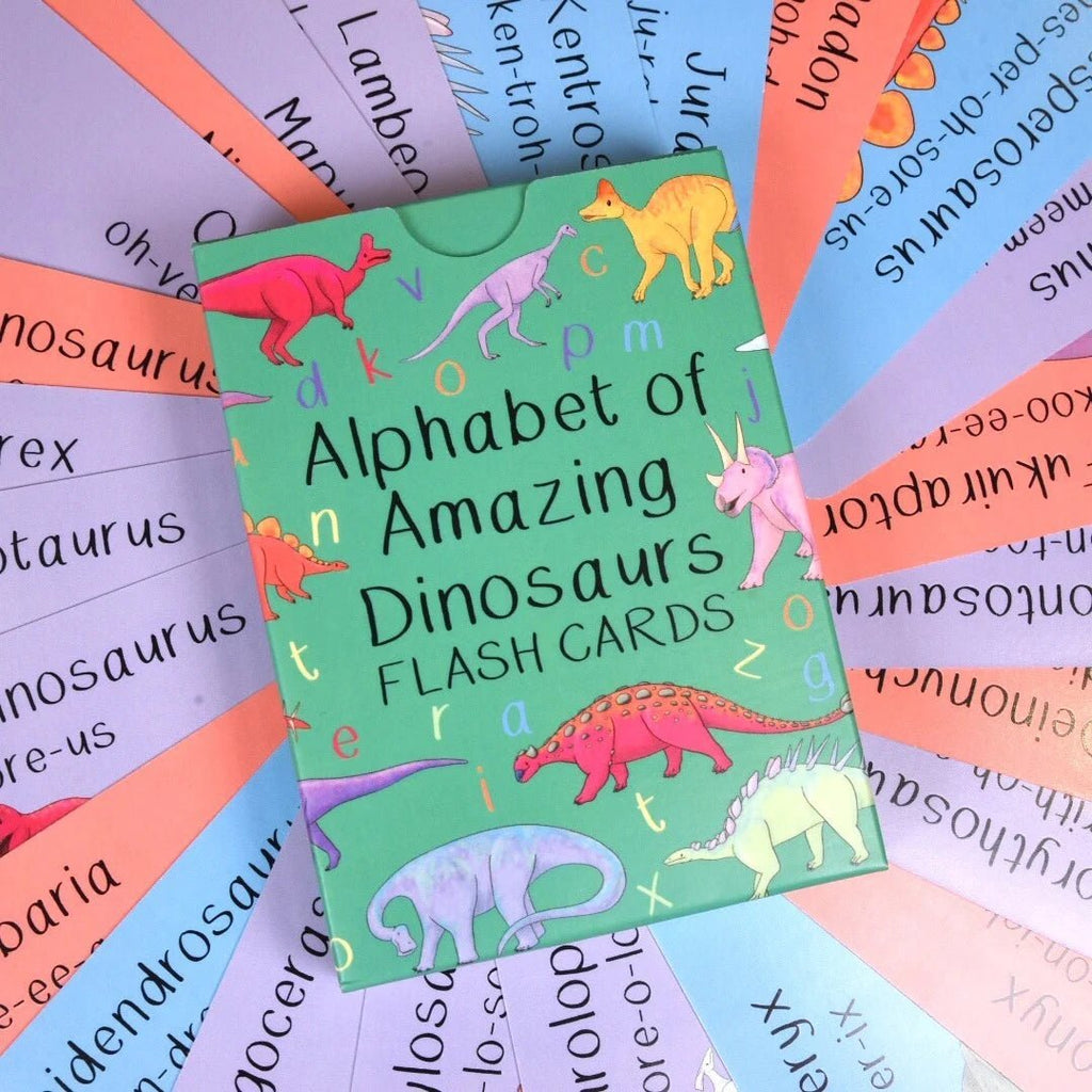 Button and Squirt: Alphabet of Amazing Dinosaurs Flash Cards - Acorn & Pip_Button and Squirt