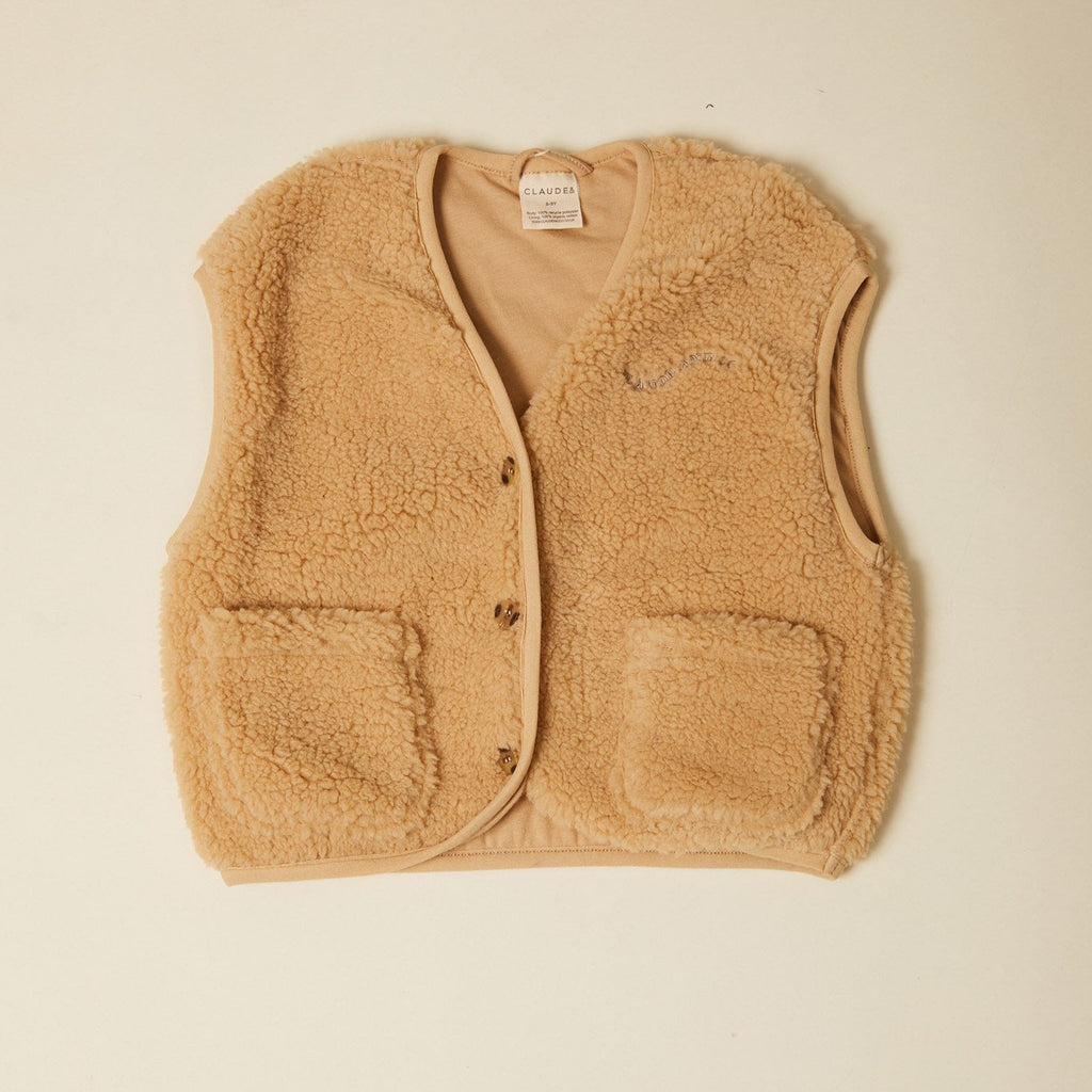 Claude & Co: Alma Borg Gilet - Sand - Acorn & Pip_Claude & Co