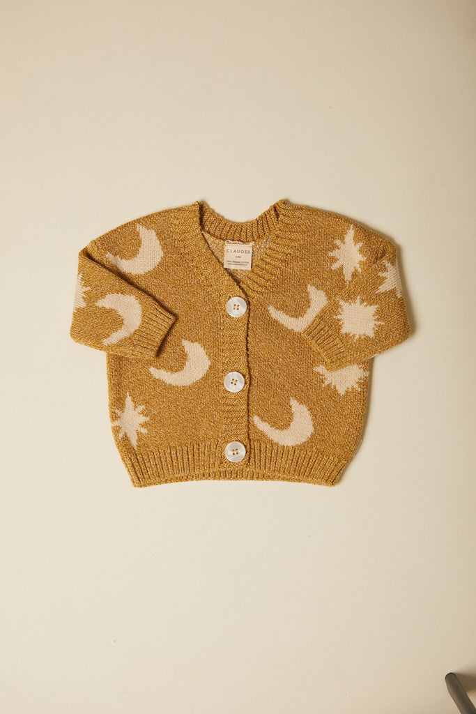 Claude & Co: Cozmo Moon Knit Cardigan - Golden - Acorn & Pip_Claude & Co