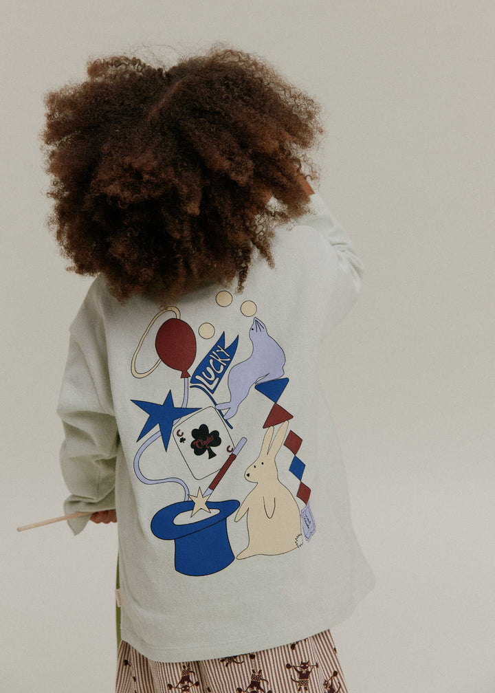 Loyle mint tee illustrated back