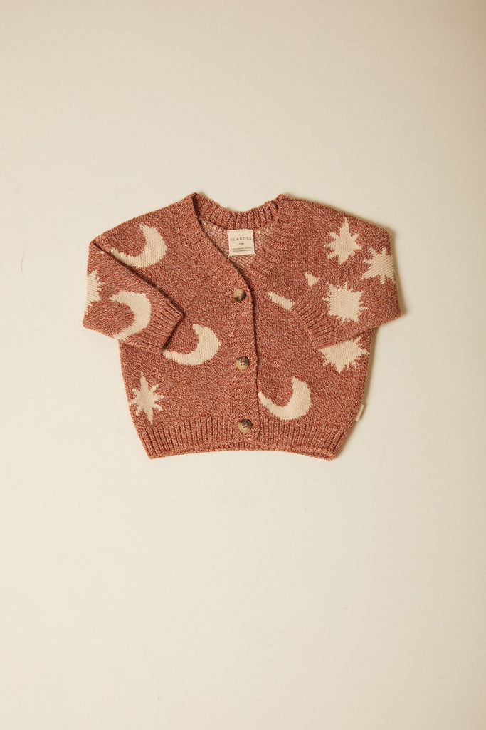 Claude & Co: Moon Knitwear Cardigan - Russet - Acorn & Pip_Claude & Co